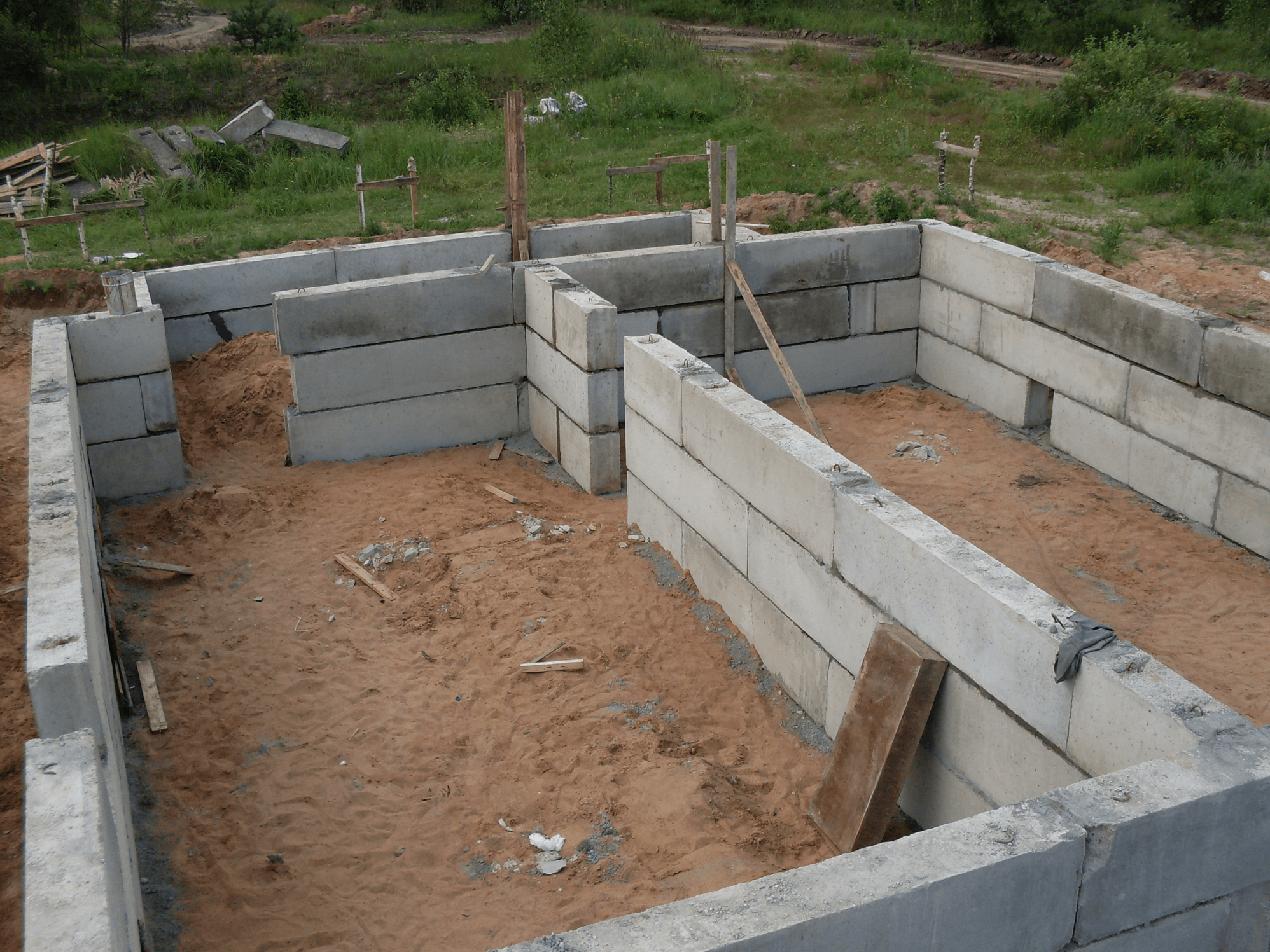 Строительство фундамента с цокольным этажом: основные принципы | погреб-подвал