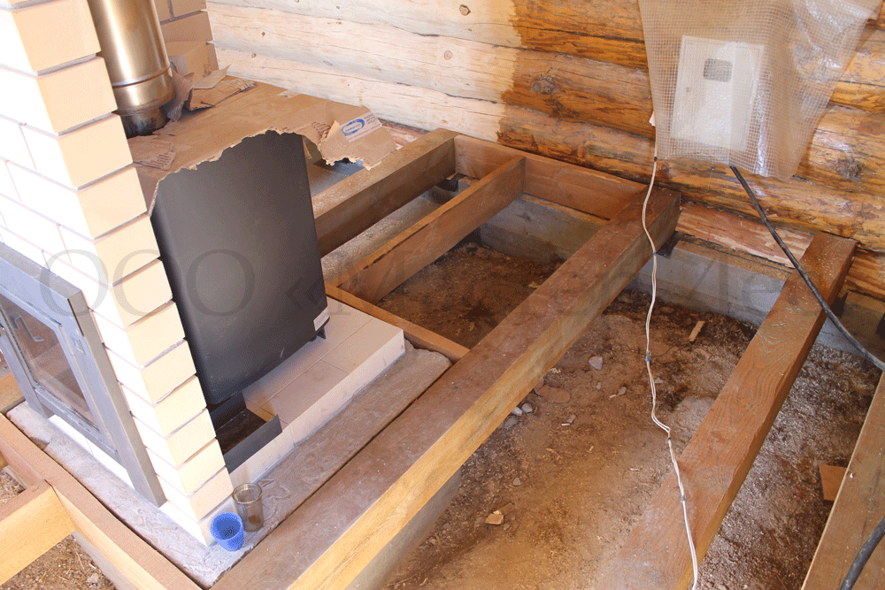 Фундамент под печь в бане: устройство своими руками