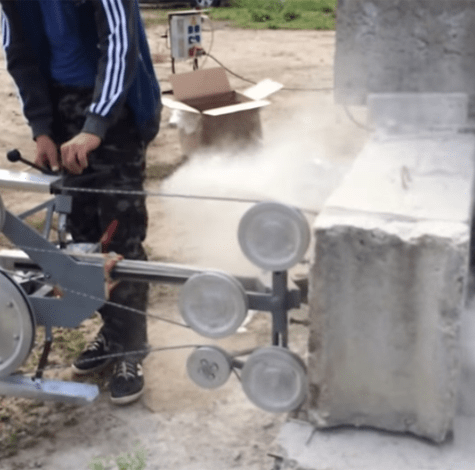 Как разбить бетонный фундамент: ручной демонтаж, применение кислой среды