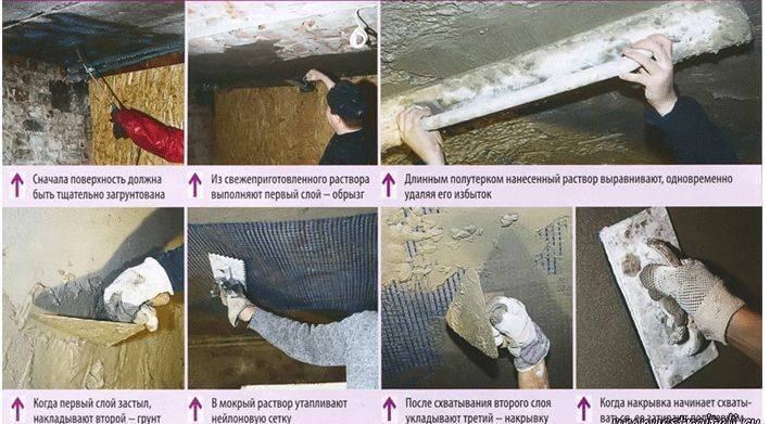 Общие принципы приготовления раствора для оштукатуривания стен